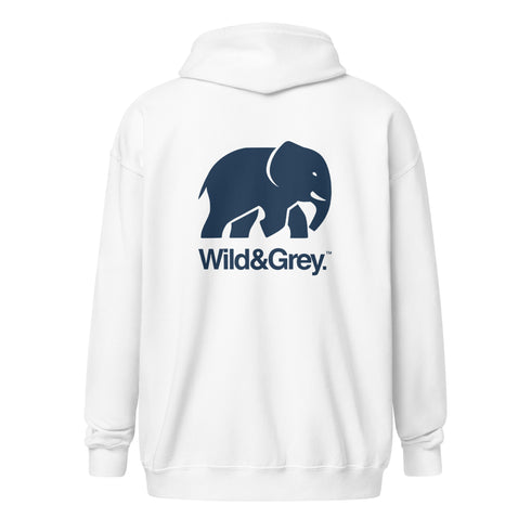 Elephant Conservation - Full Zip Womens Hoodie